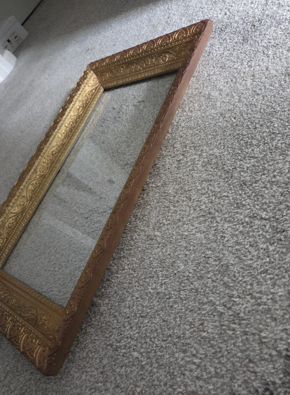 Vintage Gold Hollywood Regency Wood Frame